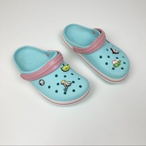 Crocs Disney Ice Blue & White Crocband Adult Clogs
